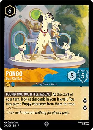 Pongo (Dear Old Dad) - 29/204 - Super Rare (Foil)