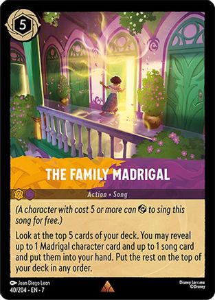 The Family Madrigal - 40/204 - Rare (Foil)