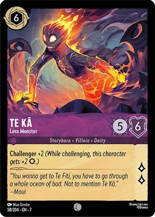 Te Ka (Lava Monster) - 58/204 - Common (Foil)