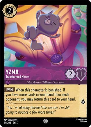 Yzma (Transformed Kitten) - 59/204 - Common