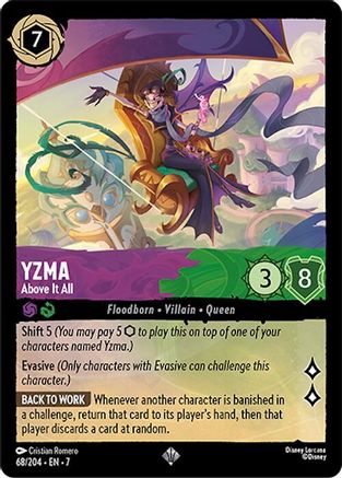 Yzma (Above It All) - 68/204 - Super Rare