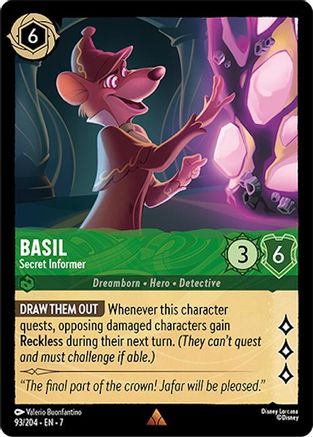 Basil (Secret Informer) - 93/204 - Rare