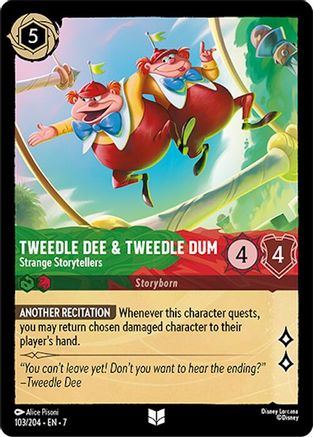 Tweedledee & Tweedledum (Strange Storytellers) - 103/204 - Uncommon