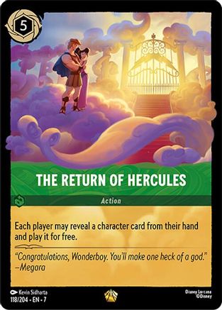 The Return of Hercules - 118/204 - Legendary (Foil)