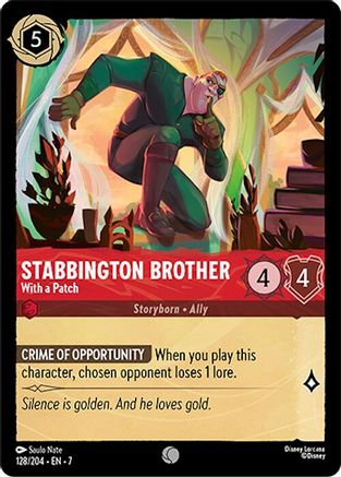 Stabbington Brother (With a Patch) - 128/204 - Common