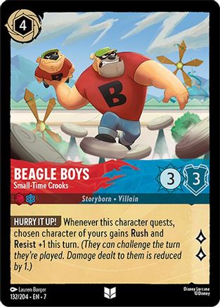 Beagle Boys (Small-Time Crooks) - 132/204 - Uncommon (Foil)