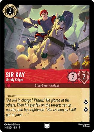 Sir Kay (Unruly Knight) - 144/204 - Uncommon (Foil)