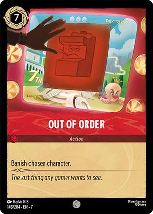 Out of Order - 148/204 - Common (Foil)
