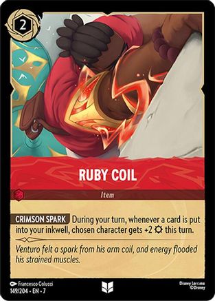 Ruby Coil - 149/204 - Uncommon (Foil)