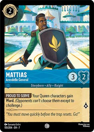 Mattias (Arendelle General) - 155/204 - Common