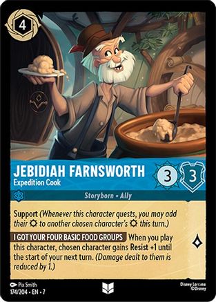 Jebidiah Farnsworth (Expedition Cook) - 174/204 - Uncommon (Foil)