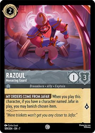 Razoul (Menacing Guard) - 189/204 - Common (Foil)