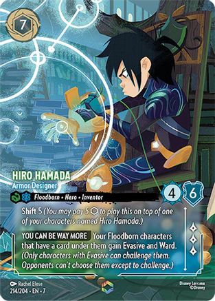 Hiro Hamada (Armor Designer) - 214/204 - Enchanted