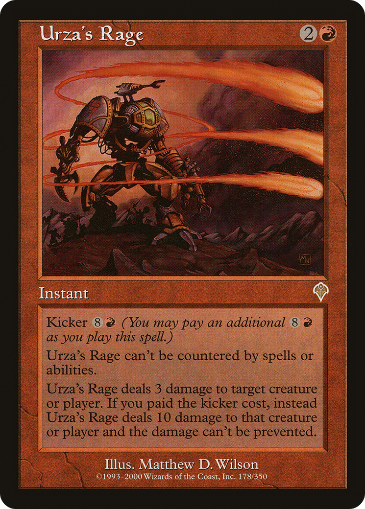 Urza's Rage (INV-178)  Foil