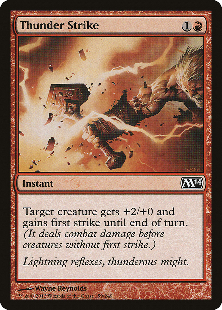 Thunder Strike (M14-159)  Foil