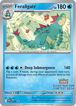 Feraligatr (Illustration Contest 2024) 213 - Promo