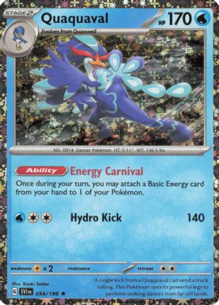 Quaquaval (Sparkle Holo) 054/198  - Holofoil Miscellaneous Cards & Products - Promo