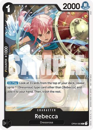 Rebecca (Tournament Pack 2025 Vol. 2) - OP04-092 - Rare