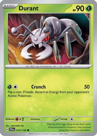 Durant 014  - Reverse Holofoil SV09 Journey Together - Common