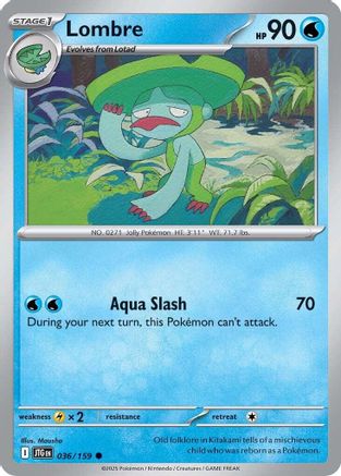 Lombre 036  - Reverse Holofoil SV09 Journey Together - Common
