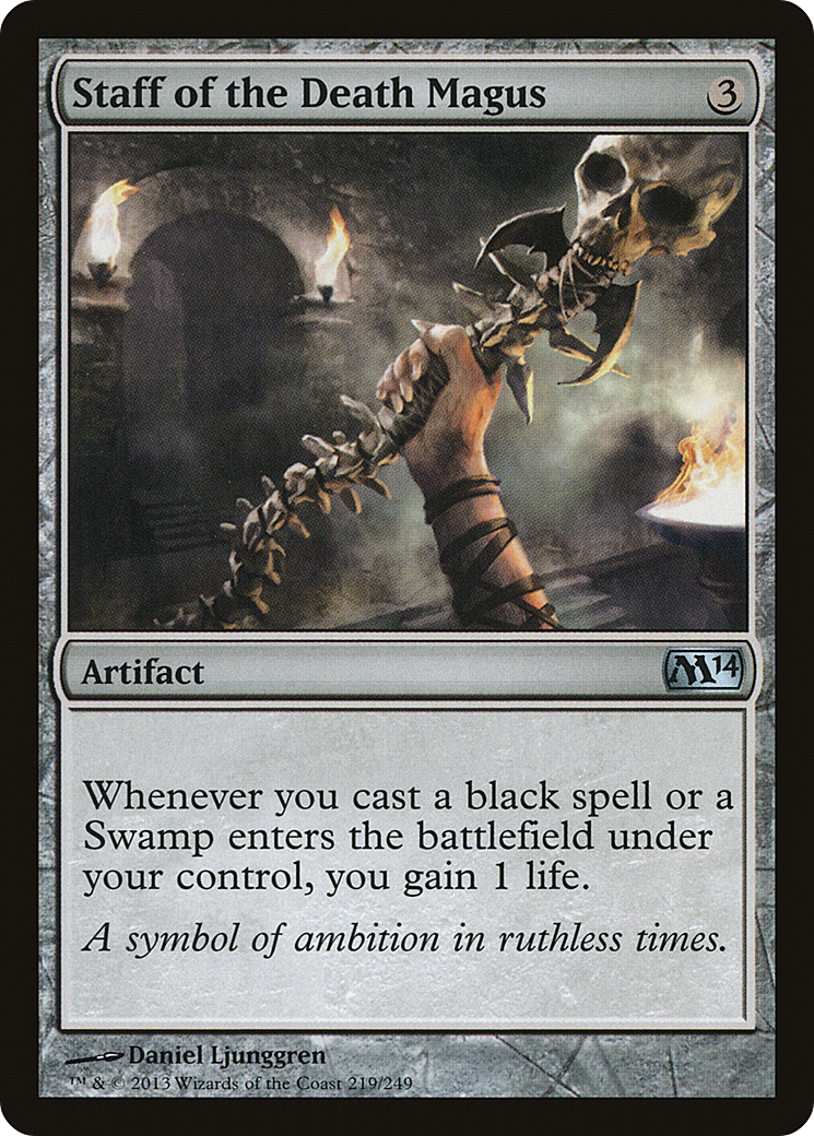 Staff of the Death Magus (M14-219)