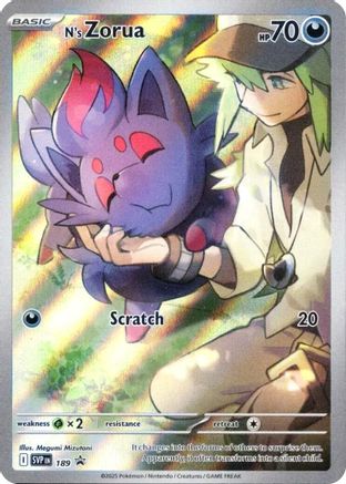 N's Zorua 189 - Holofoil - Promo