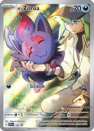 N's Zorua (Pokemon Center Exclusive) 189 - Promo