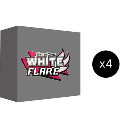 White Flare Pokemon Center Elite Trainer Box (Exclusive) Case