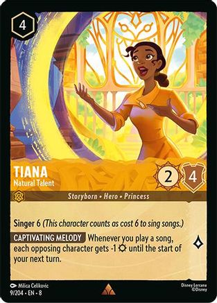 Tiana (Natural Talent) - 9/204 - Rare (Foil)