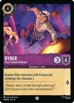 Ryder (Fleet-Footed Infiltrator) - 56/204 - Common