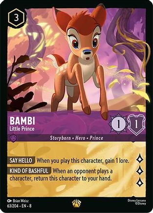 Bambi (Little Prince) - 63/204 - Legendary