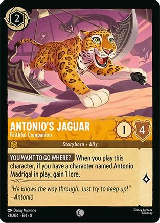 Antonio's Jaguar (Faithful Companion) - 31/204 - Common
