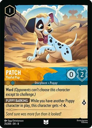 Patch (Playful Pup) - 25/204 - Uncommon (Foil)