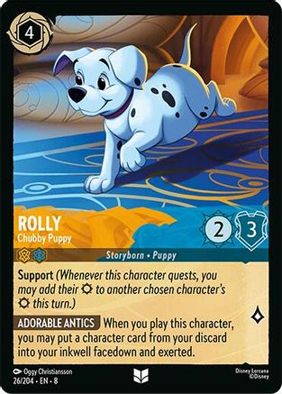 Rolly (Chubby Puppy) - 26/204 - Uncommon (Foil)