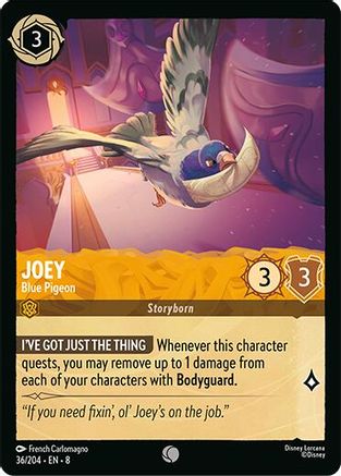 Joey (Blue Pigeon) - 36/204 - Common (Foil)