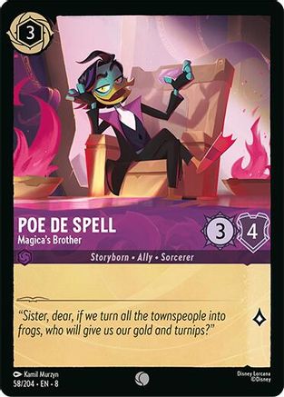 Poe De Spell (Magica's Brother) - 58/204 - Common