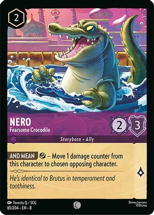 Nero (Fearsome Crocodile) - 65/204 - Common