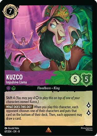 Kuzco (Impulsive Llama) - 67/204 - Rare