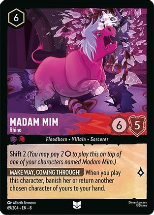 Madam Mim (Rhino) - 69/204 - Uncommon (Foil)