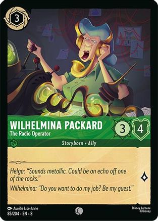 Wilhelmina Packard (The Radio Operator) - 85/204 - Common (Foil)