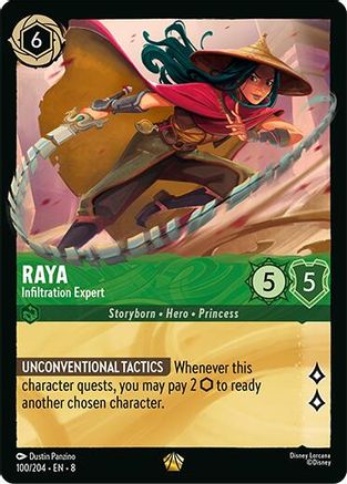 Raya (Infiltration Expert) - 100/204 - Legendary (Foil)