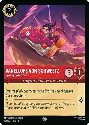 Vanellope Von Schweetz (Spunky Speedster) - 124/204 - Common (Foil)
