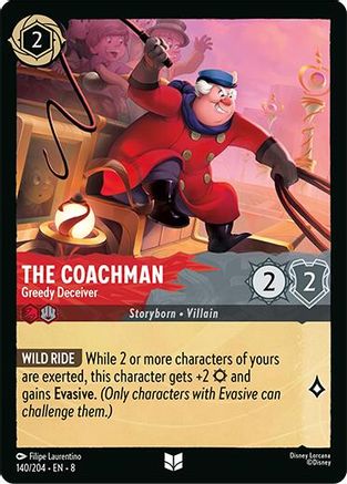 The Coachman (Greedy Deceiver) - 140/204 - Uncommon (Foil)