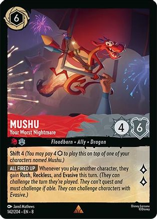 Mushu (Your Worst Nightmare) - 142/204 - Rare
