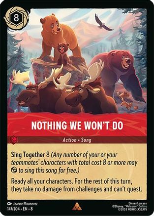 Nothing We Won't Do - 147/204 - Rare (Foil)