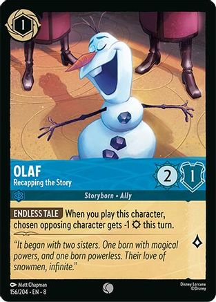 Olaf (Recapping the Story) - 156/204 - Common (Foil)