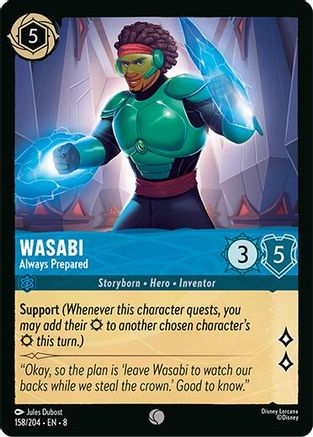 Wasabi (Always Prepared) - 158/204 - Common (Foil)