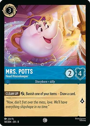 Mrs. Potts (Head Housekeeper) - 161/204 - Common (Foil)