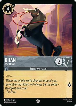 Khan (War Horse) - 193/204 - Common (Foil)