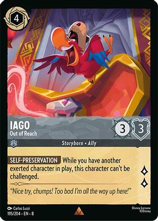 Iago (Out of Reach) - 195/204 - Rare